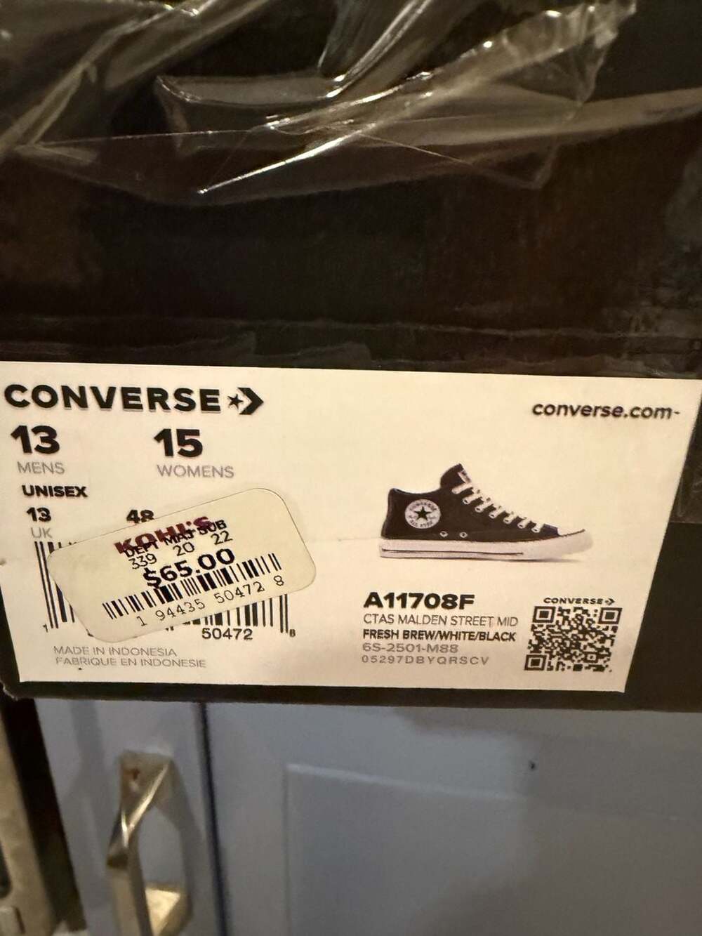 New Converse CTAS Malden Street Men's Sneakers Sz 13 - Picture 6 of 7